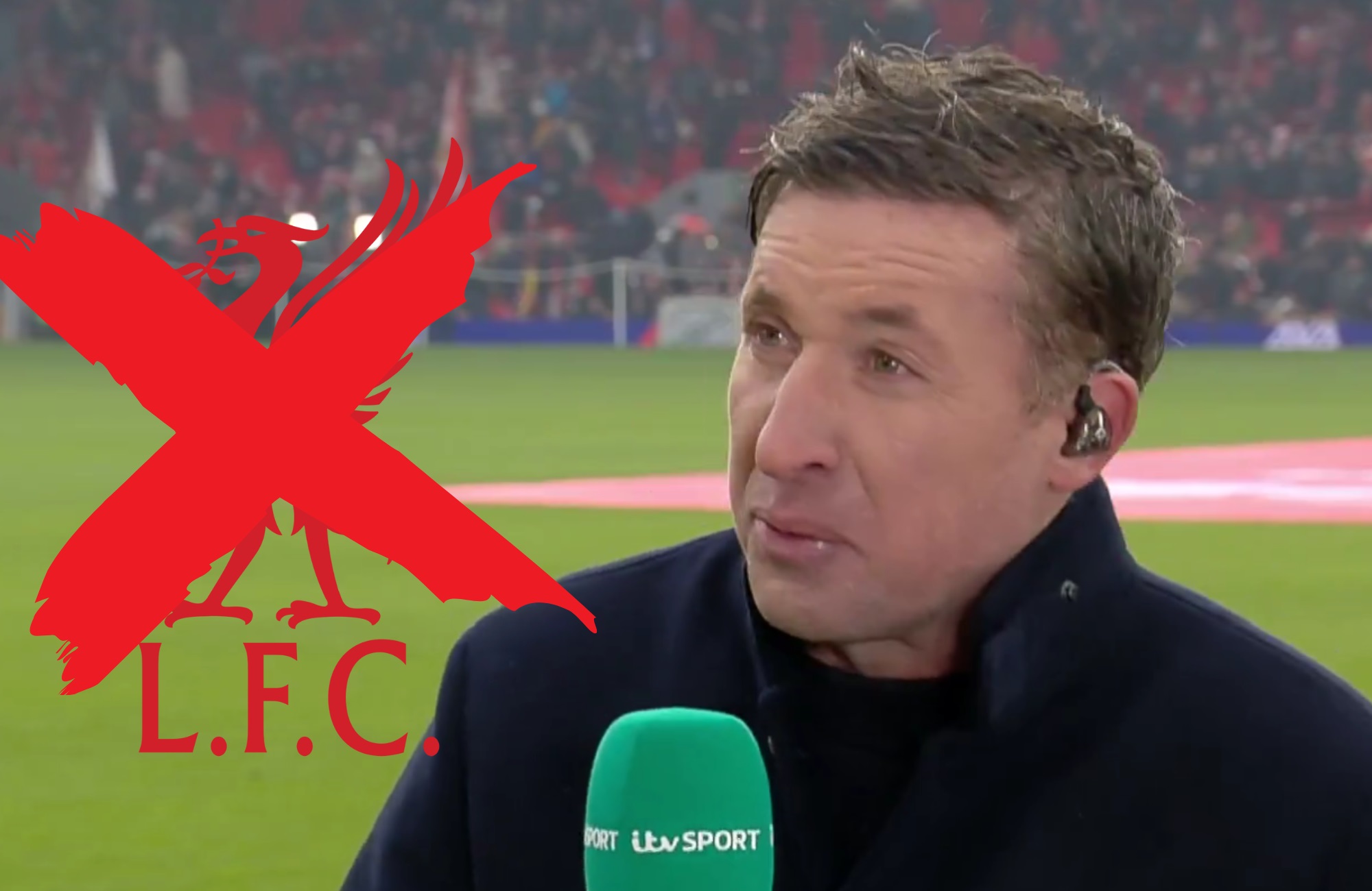 Robbie Fowler speaks on ITV Sport coverage of Liverpool v Accrington Stanley at Anfield.
