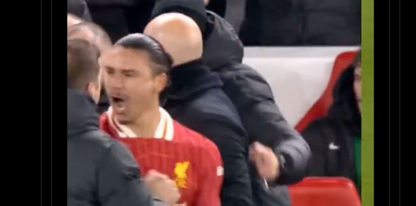 LFC fans will love how Jota and Nunez reacted to Gakpo's equaliser