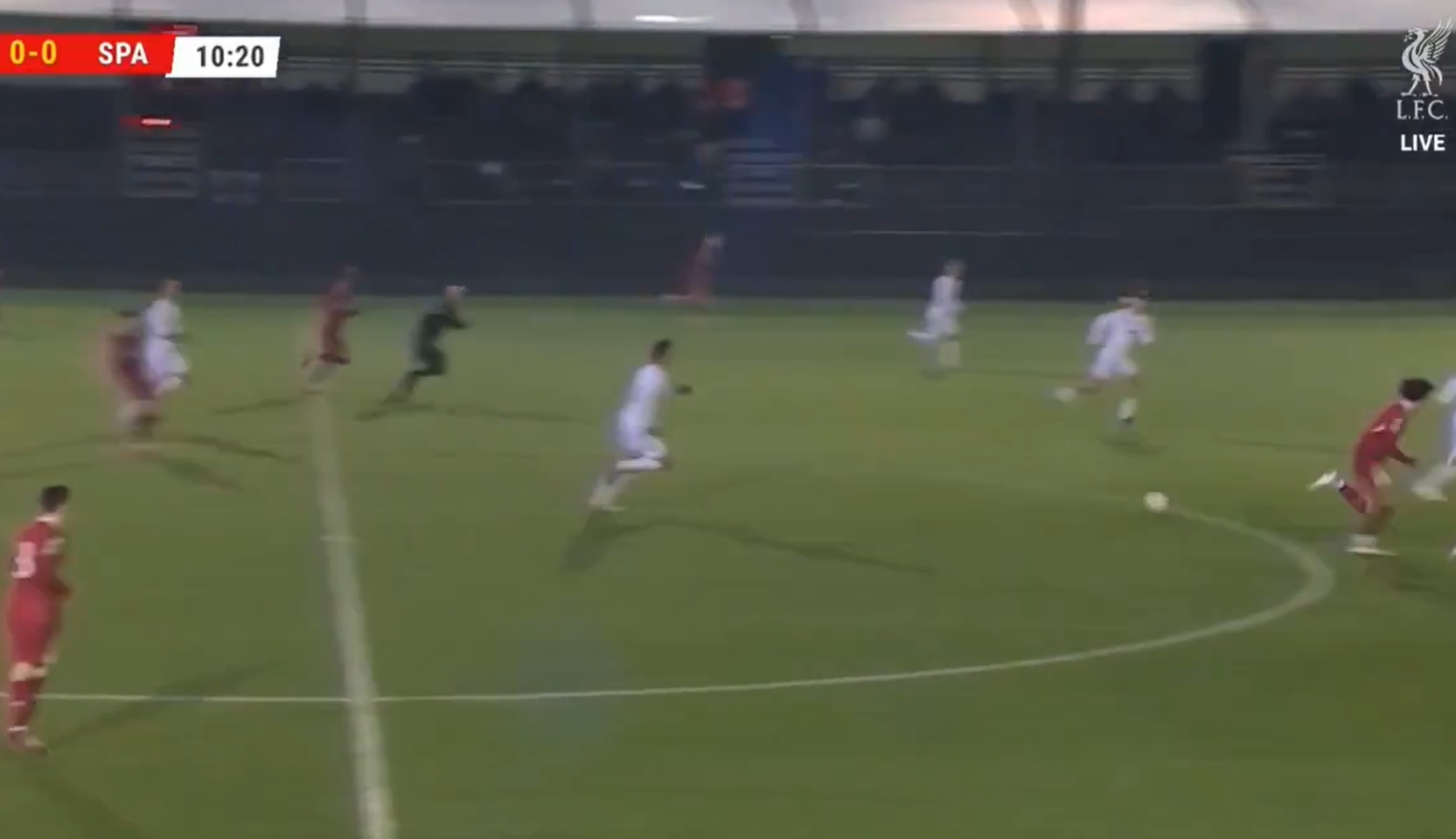 Jayden Danns scored for Liverpool under-21s in their defeat to Sparta Prague