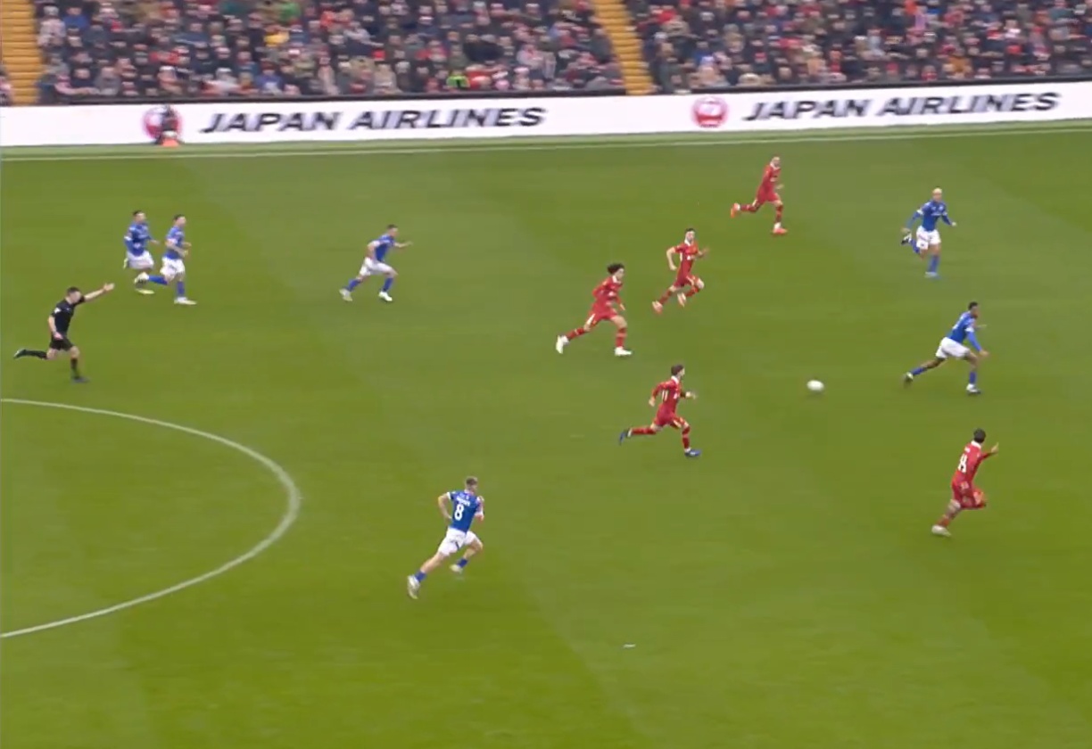 Jayden Danns scored Liverpool's third goal against Accrington Stanley