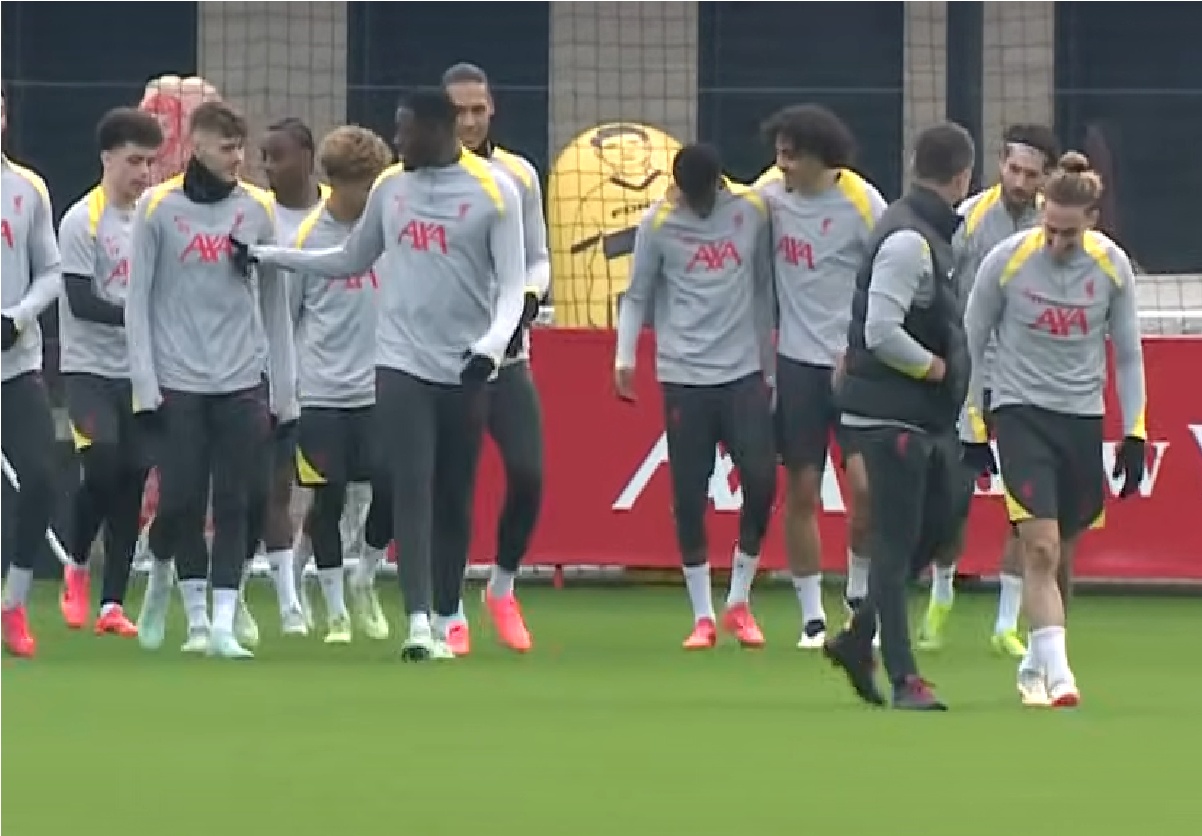 Joe Gomez trained with Liverpool on Tuesday as he gets closer to a return from injury