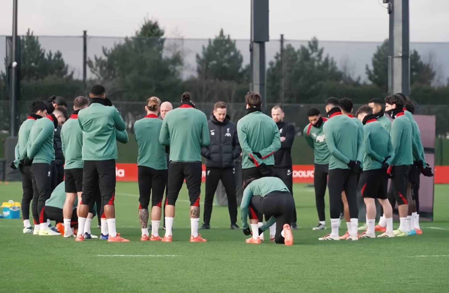 Rio Ngumoha trained with Liverpool's first team on Friday