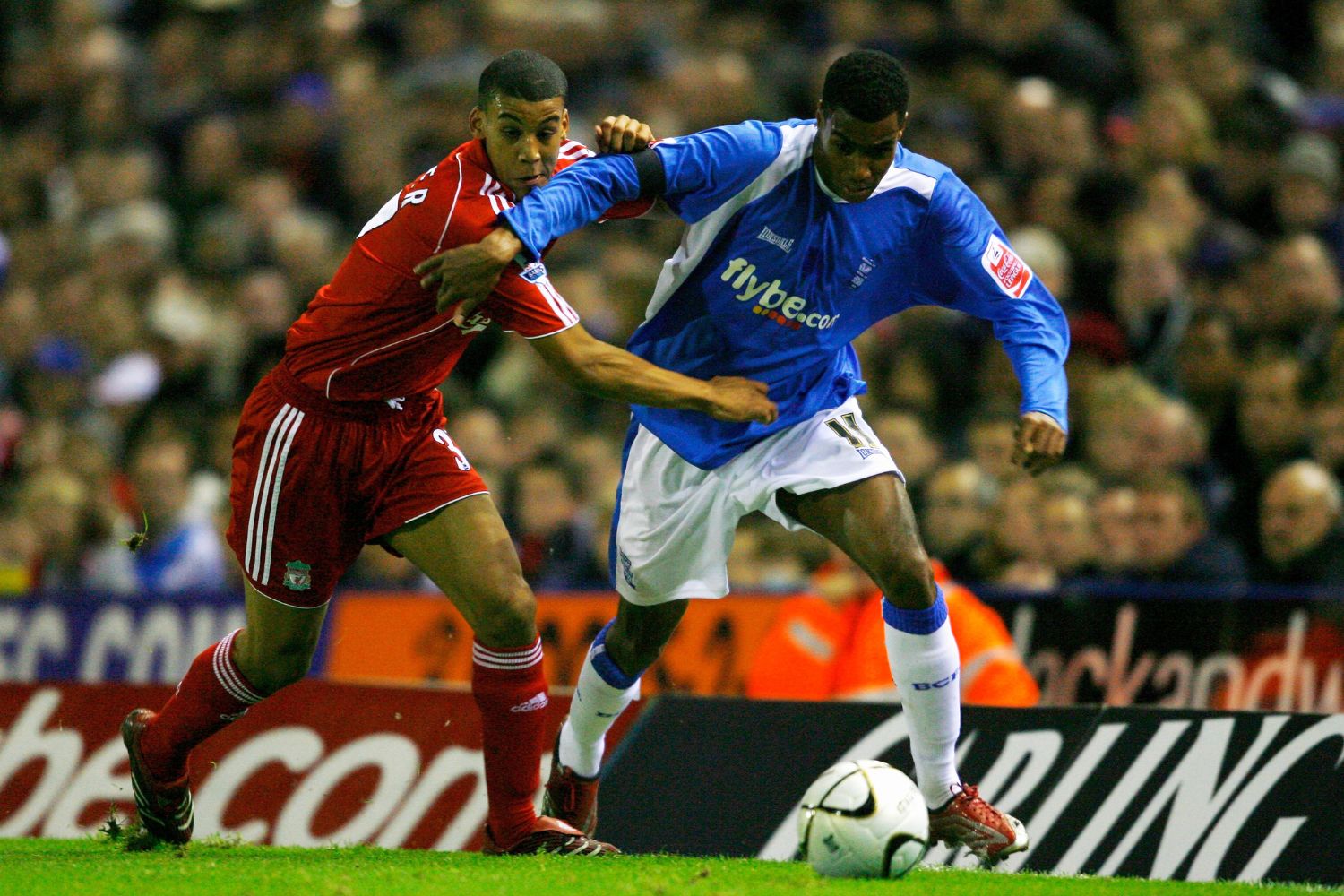 Lee Peltier playing for Liverpool in 2006