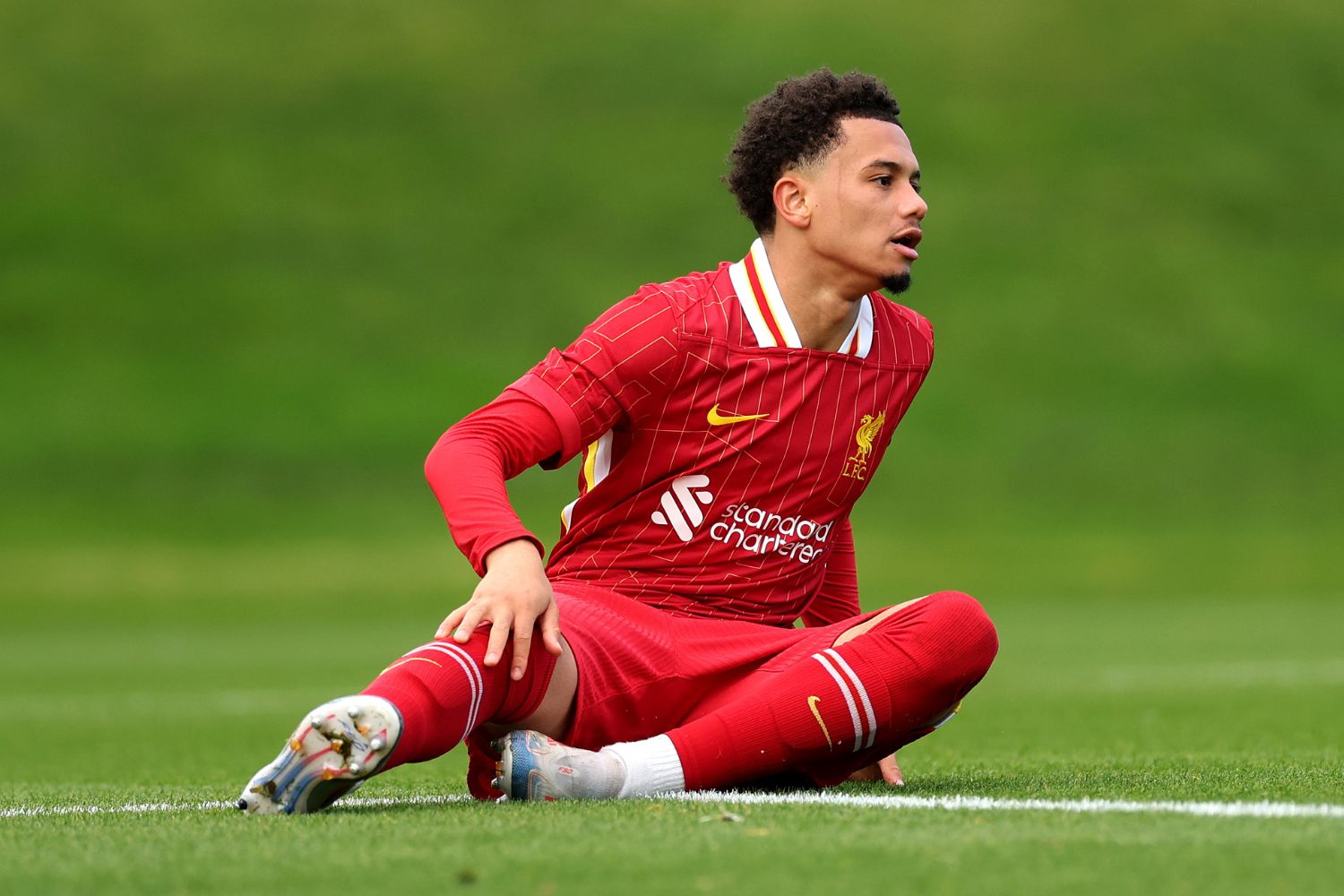 Ranel Young in action for Liverpool in the UEFA Youth League