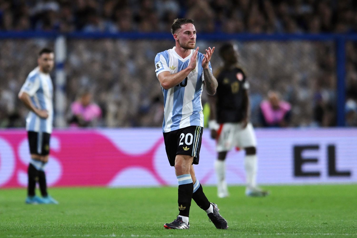 Alexis Mac Allister in action for Argentina