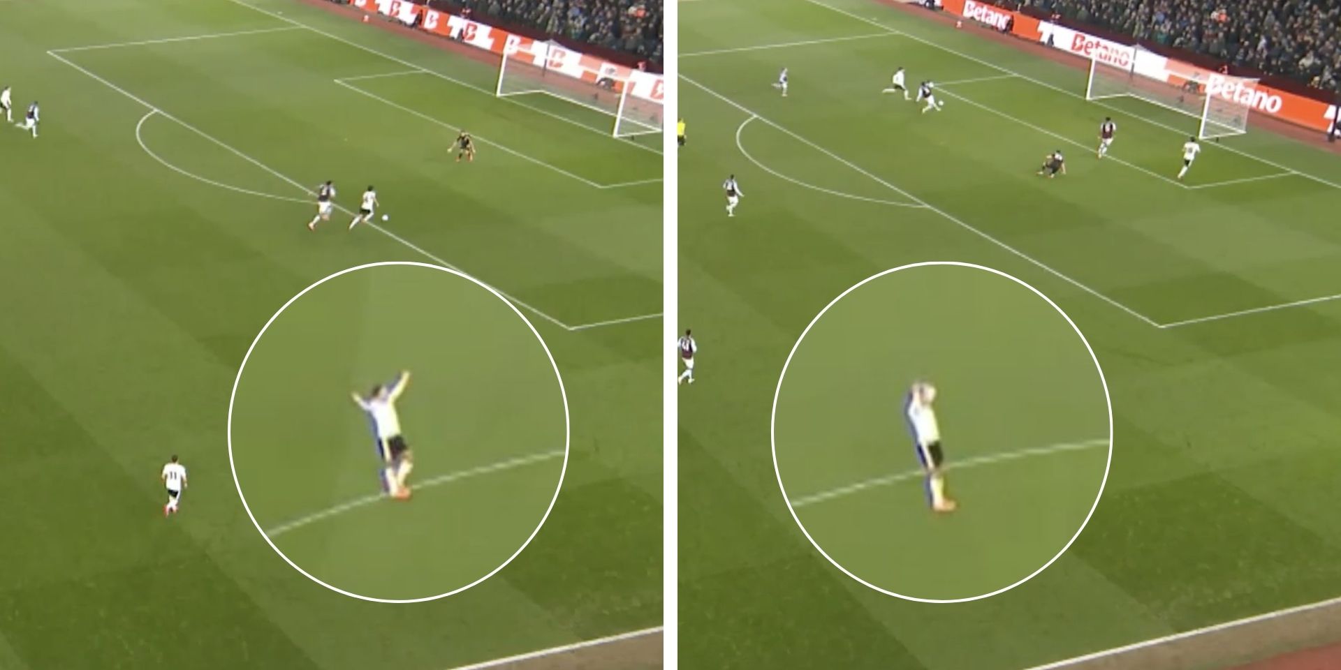 Virgil van Dijk's reaction before and after Nunez got the ball for his chance