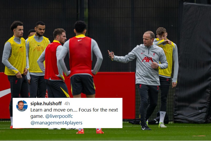 Sipke Hulshoff is keen to put his red card after the Merseyside derby firmly behind him