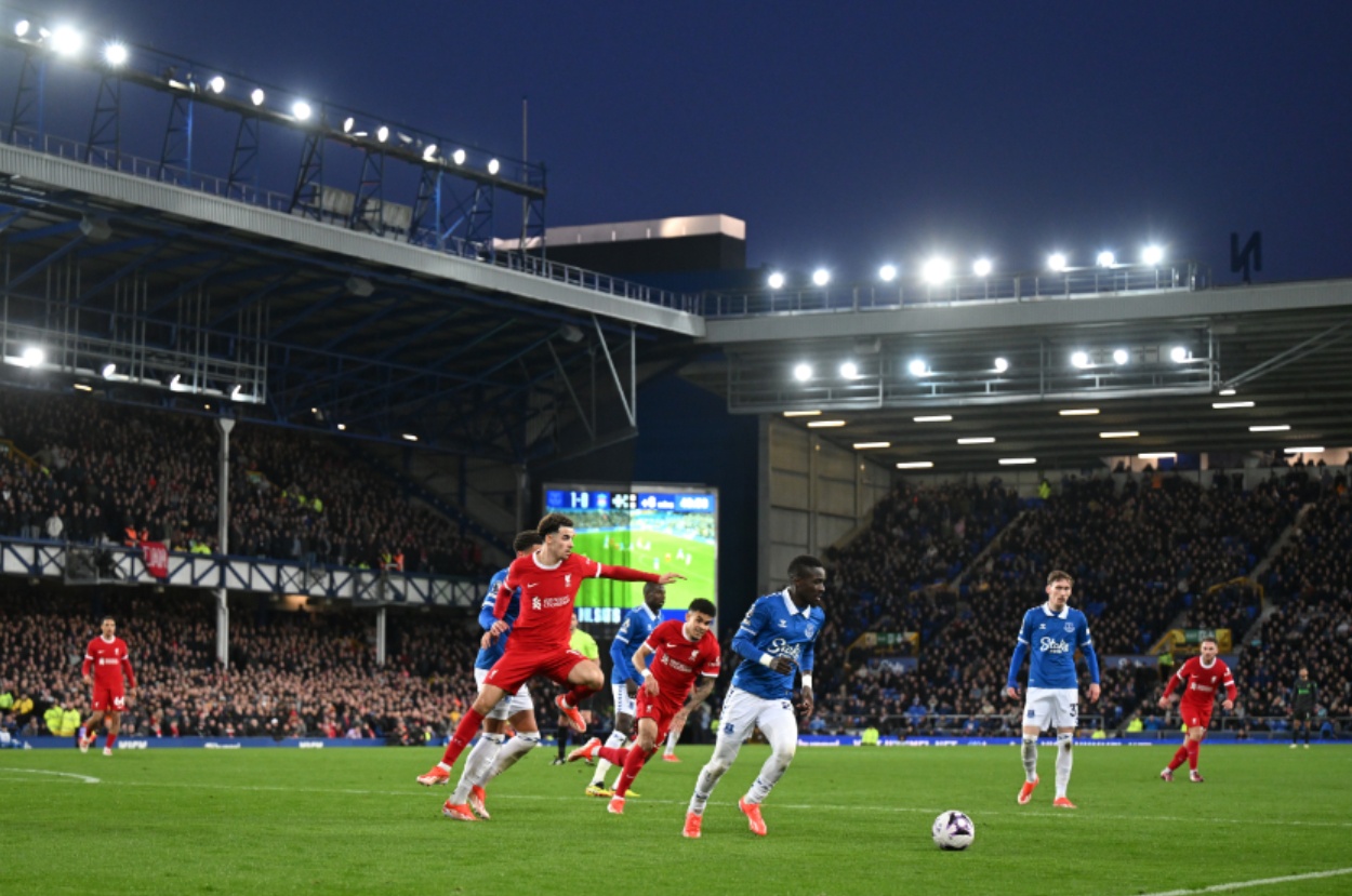 Everton had more than twice as many free kicks as Liverpool in last April's Merseyside derby