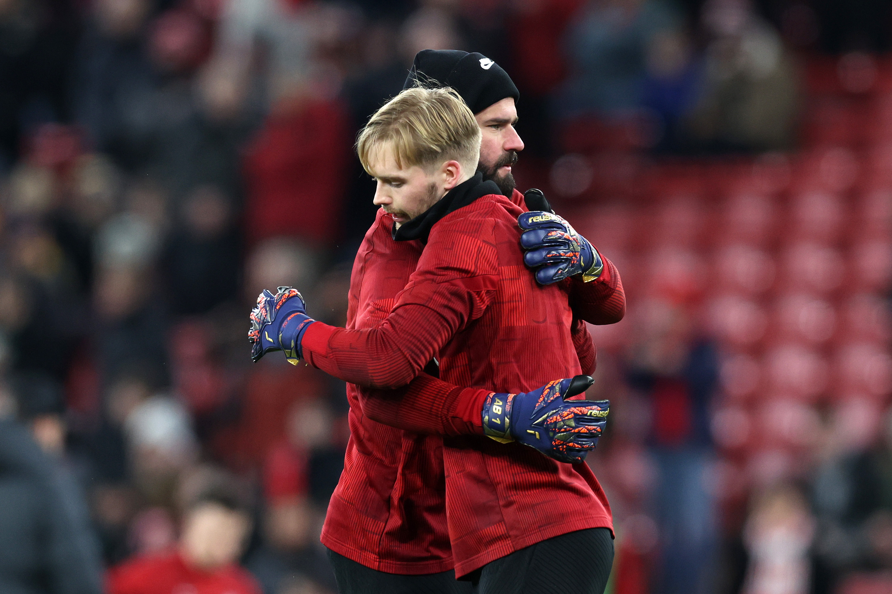 Arne Slot is yet to decide which goalkeeper he'll select against Tottenham