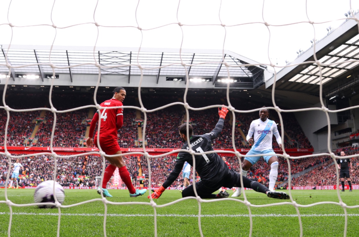 Crystal Palace won on their last visit to Anfield in April 2024