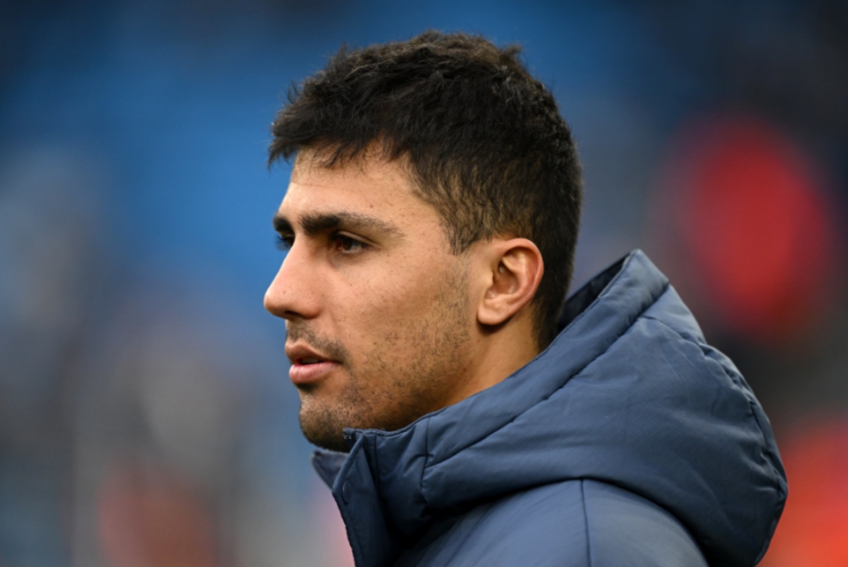 Rodri congratulated Liverpool's players after they beat Manchester City on Sunday