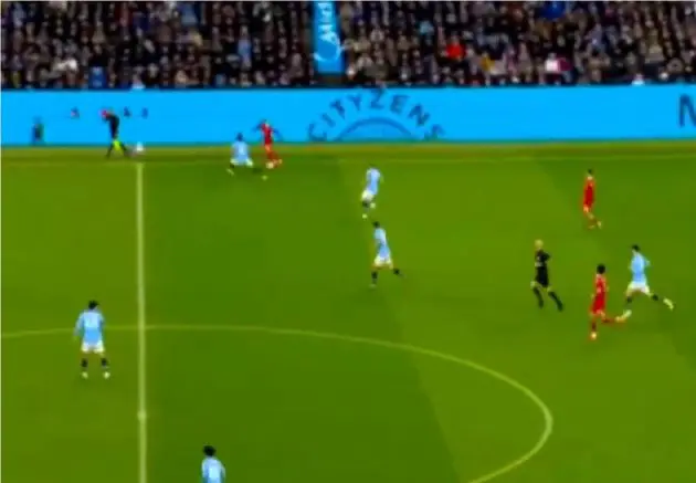 Mo Salah skinned Nathan Ake in the first few minutes at the Etihad Stadium