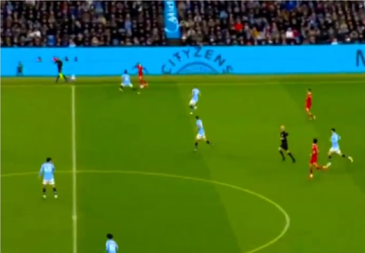 Mo Salah skinned Nathan Ake in the first few minutes at the Etihad Stadium