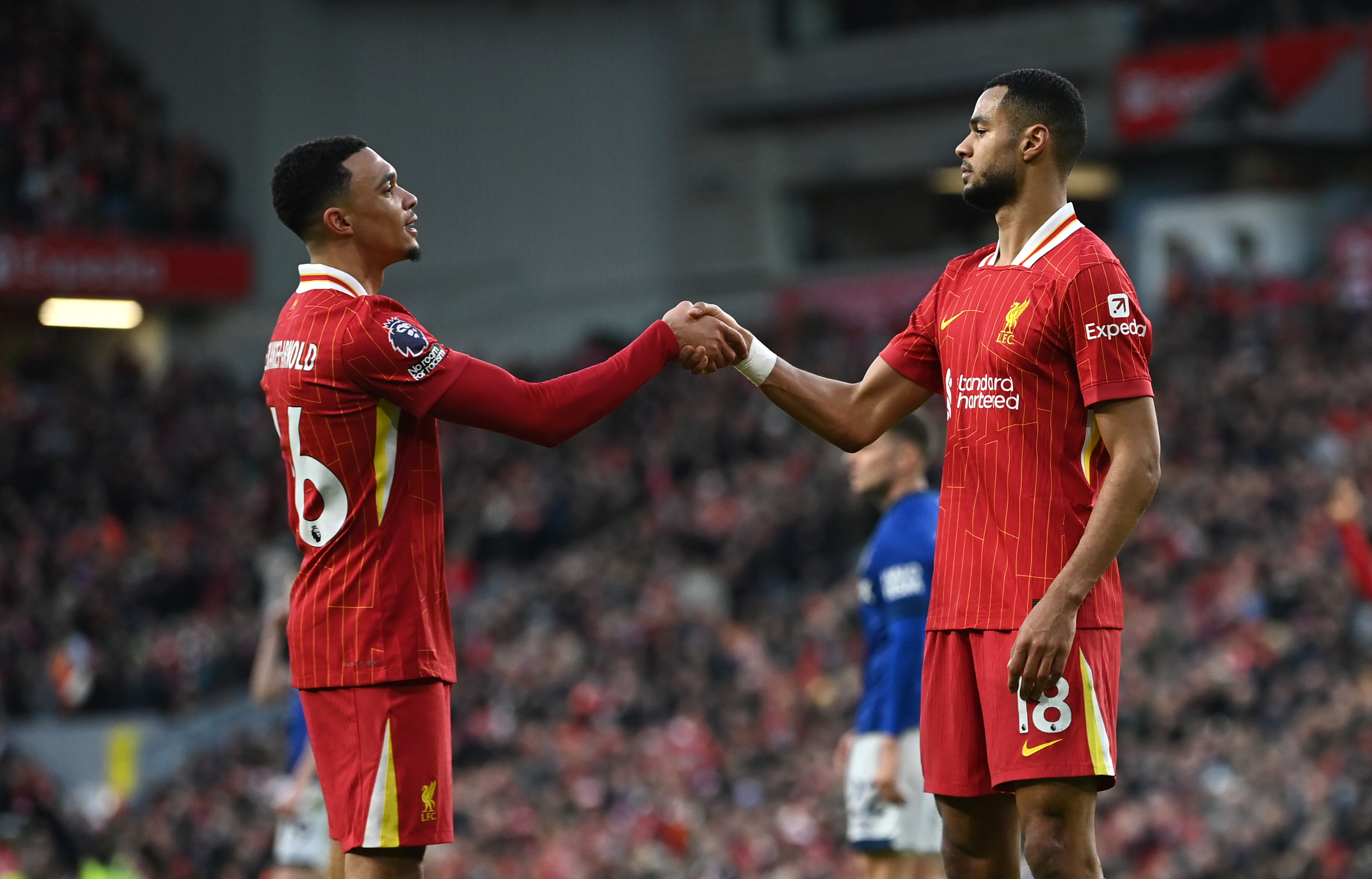 Trent Alexander-Arnold is among the big names restored to Liverpool's starting XI