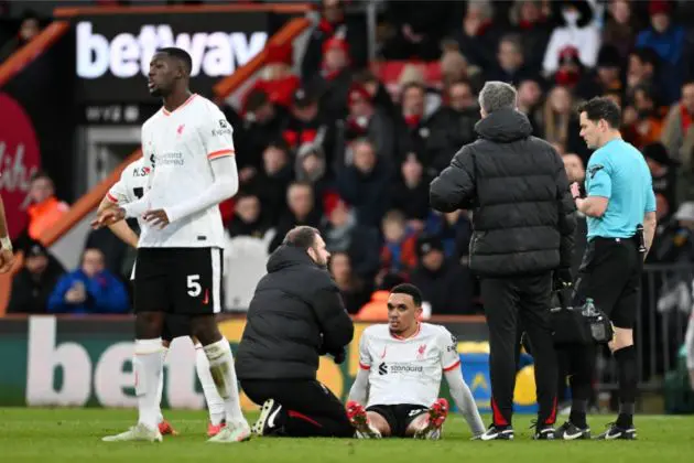 Trent Alexander-Arnold's injury is not believed to be serious