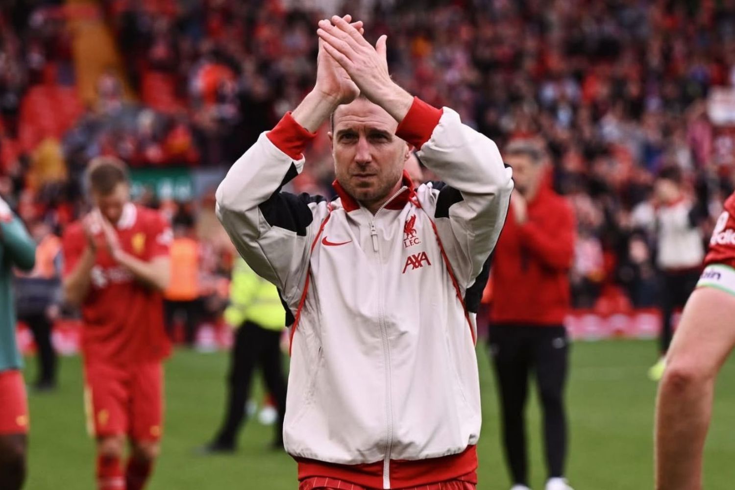 Gregory Vignal after the Liverpool legends game