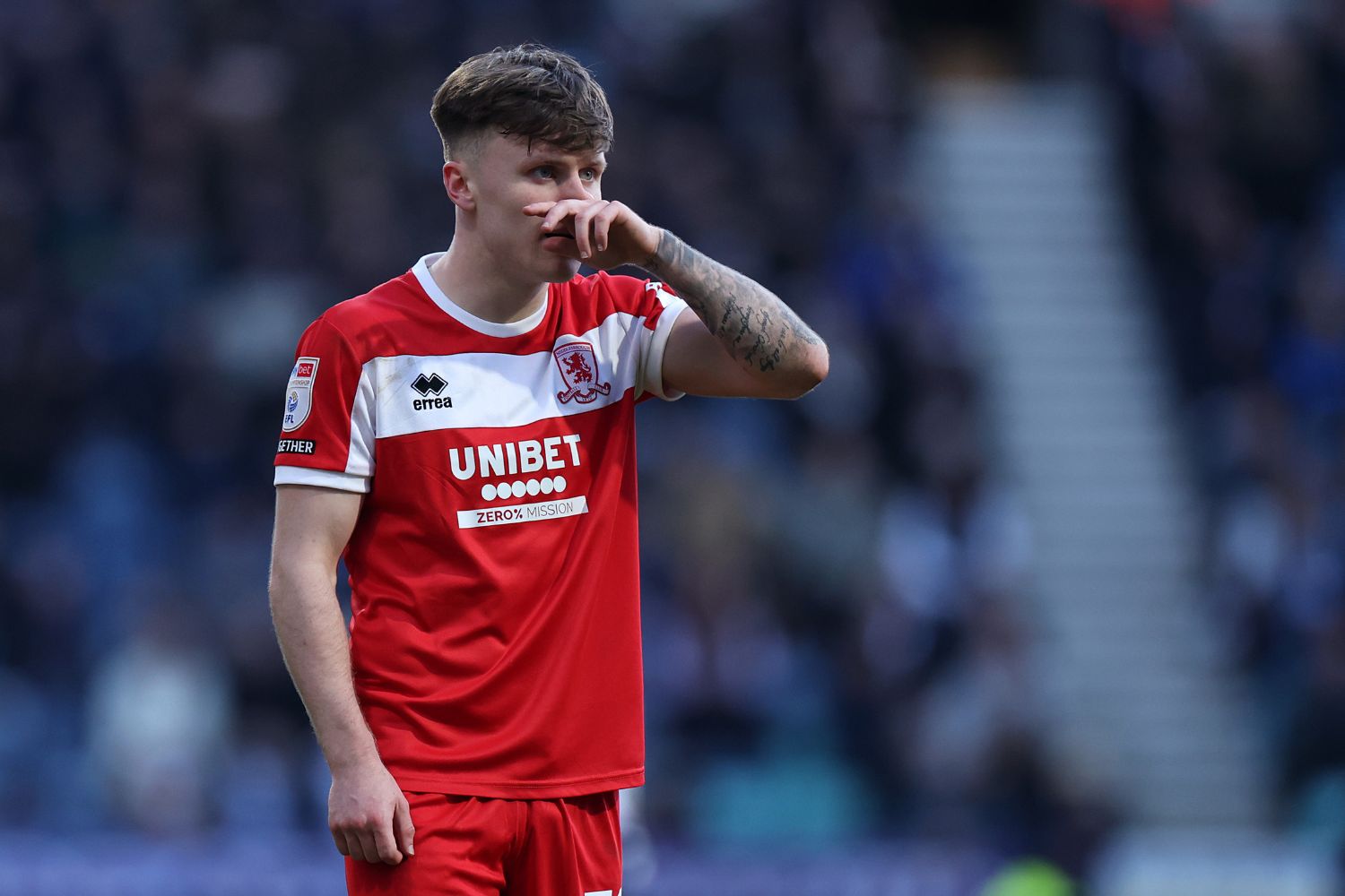 Ben Doak playing for Middlesbrough