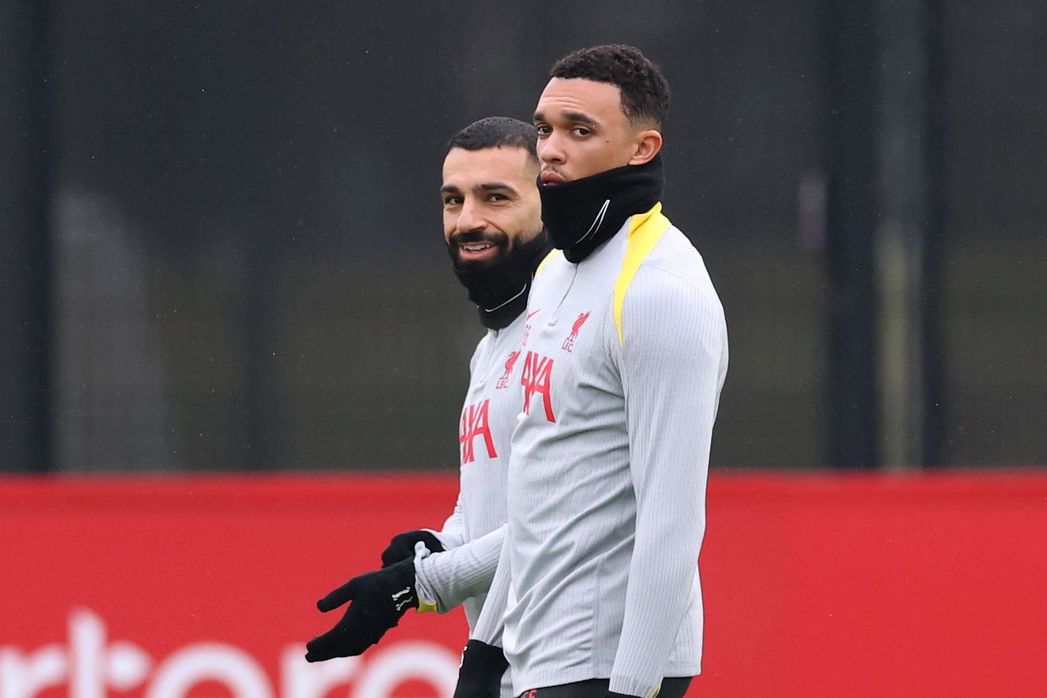 Trent Alexander-Arnold in training for Liverpool