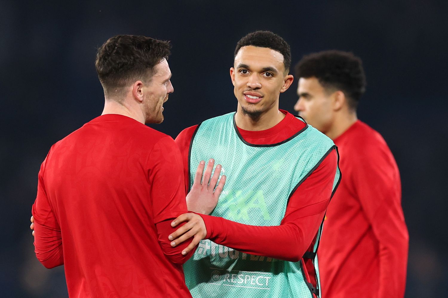 Andy Robertson and Trent Alexander-Arnold in Paris