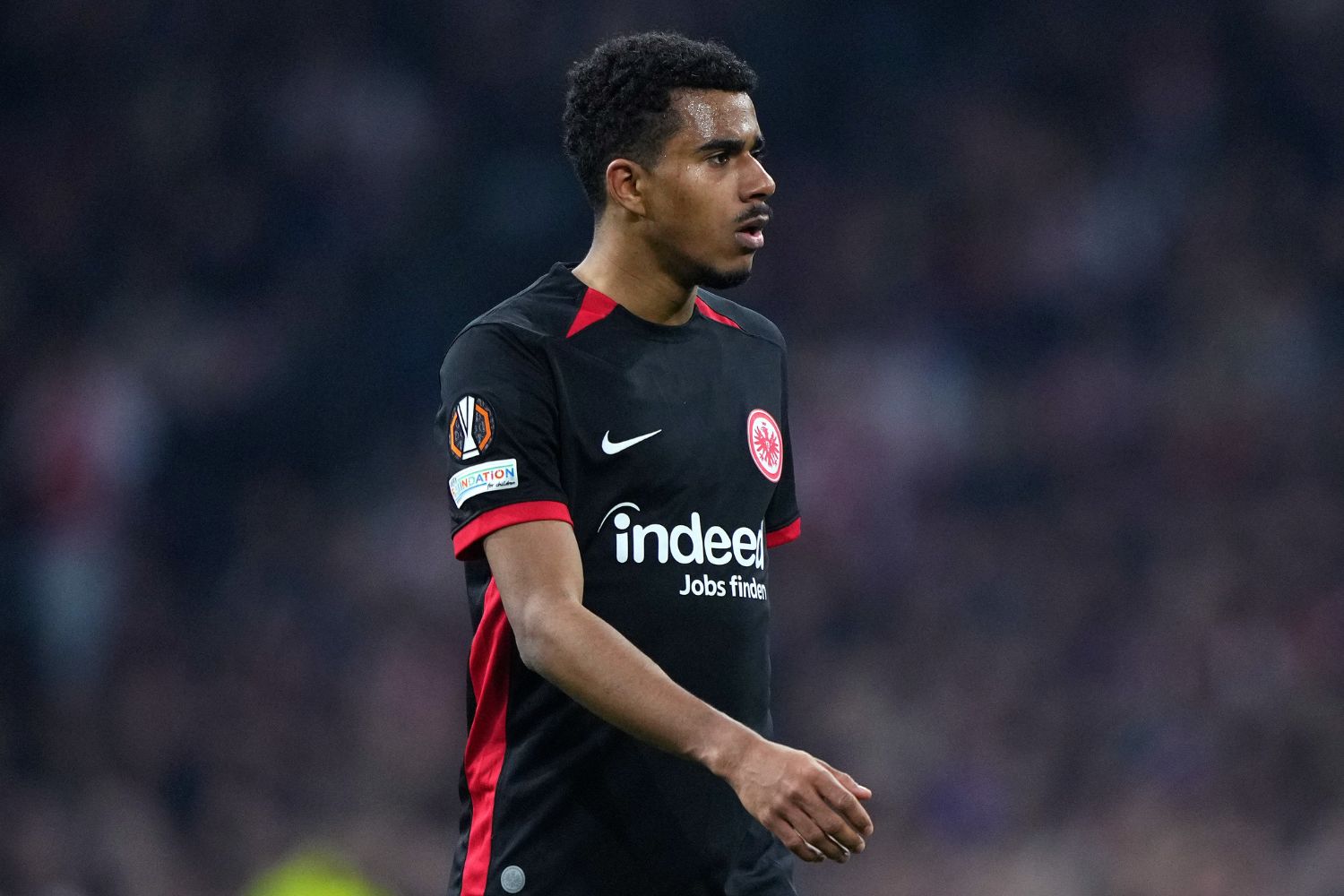 Ansgar Knauff in action for Eintracht Frankfurt