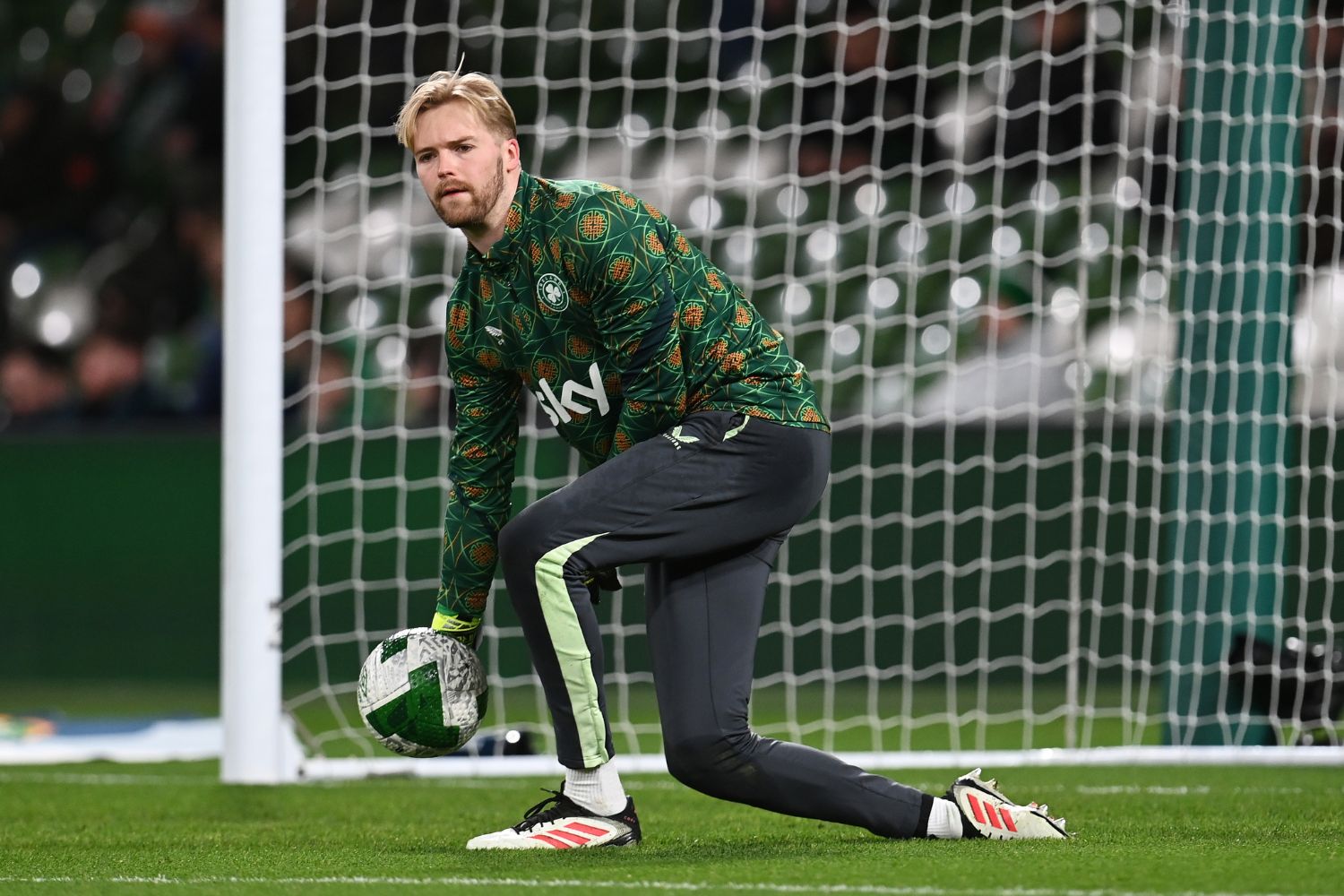 Caoimhin Kelleher training for Ireland