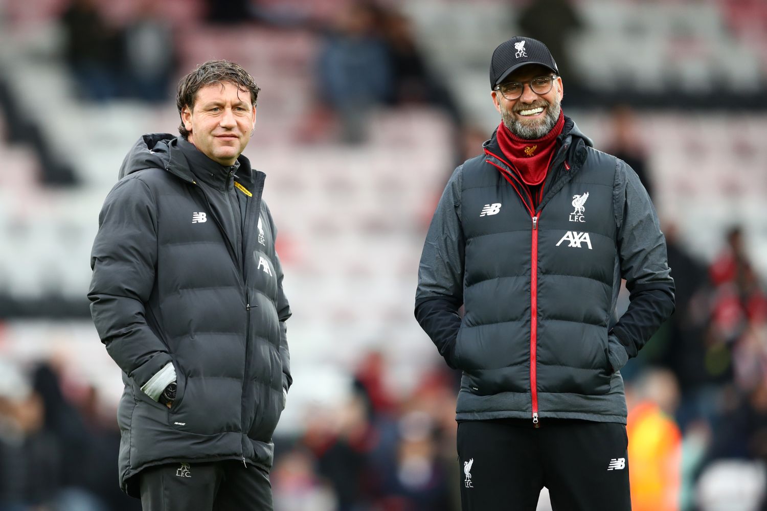 Peter Krawietz with Jurgen Klopp for Liverpool