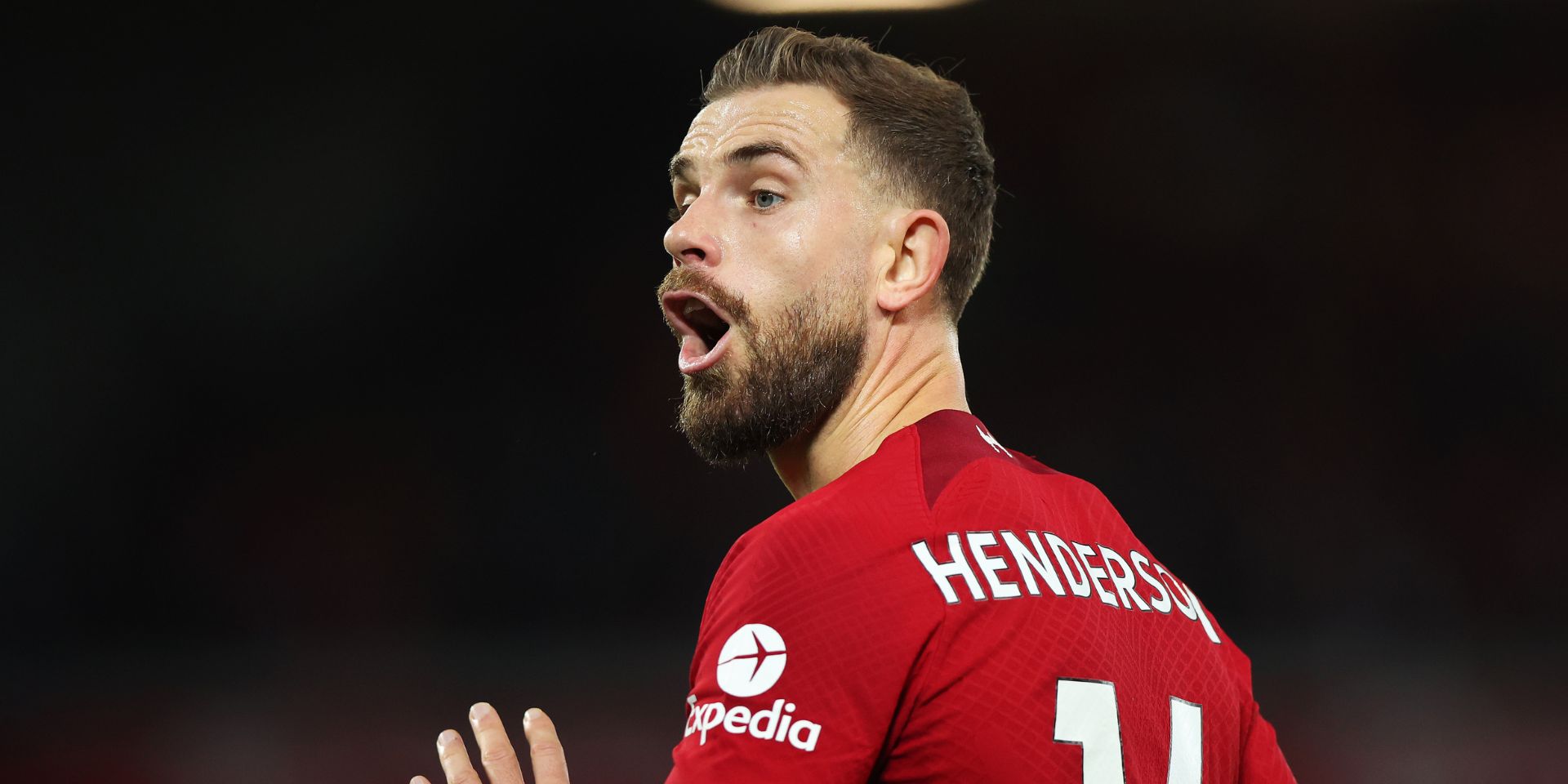 Jordan Henderson playing for Liverpool