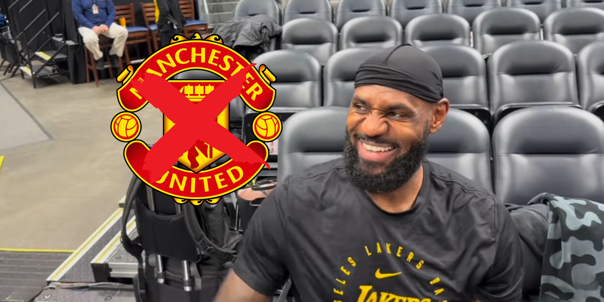 LeBron James shuts down Manchester United fan