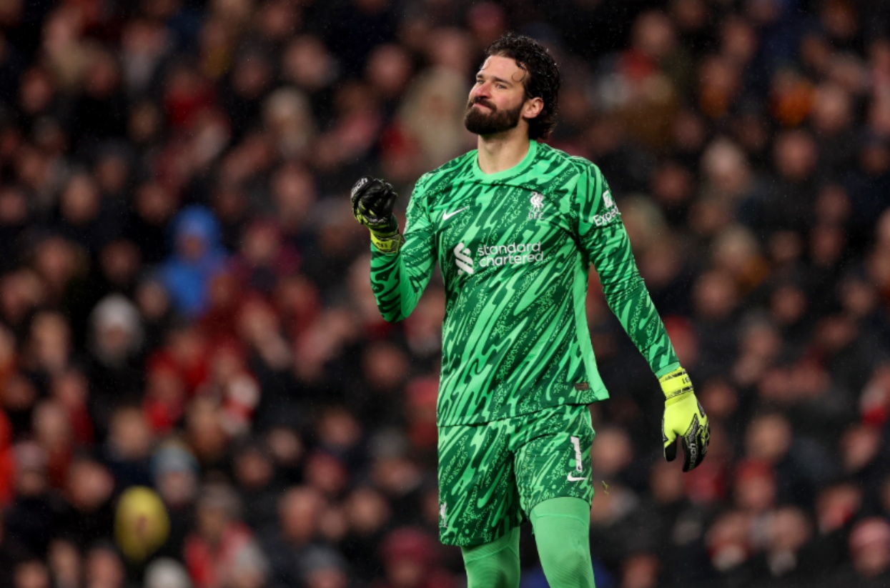 Alisson Becker came to Liverpool's rescue in the first half against PSG