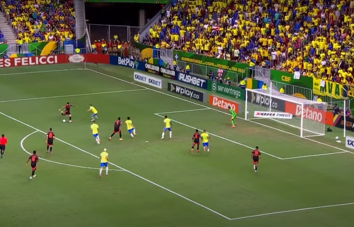 Luis Diaz equalised for Colombia against Brazil, but they would go on to lose 2-1