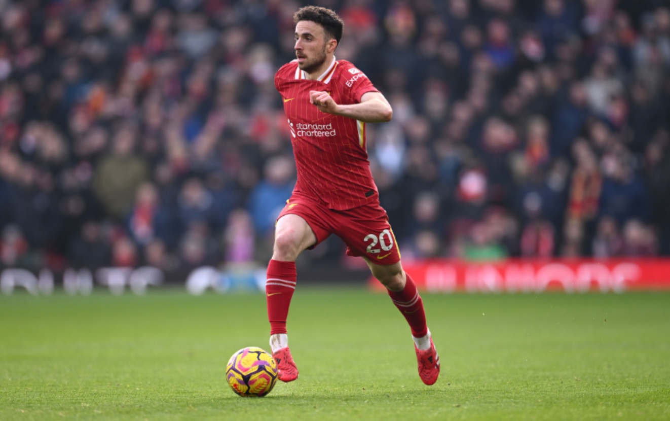 Diogo Jota has admitted that he hasn't been in his 'best form' for Liverpool in 2025