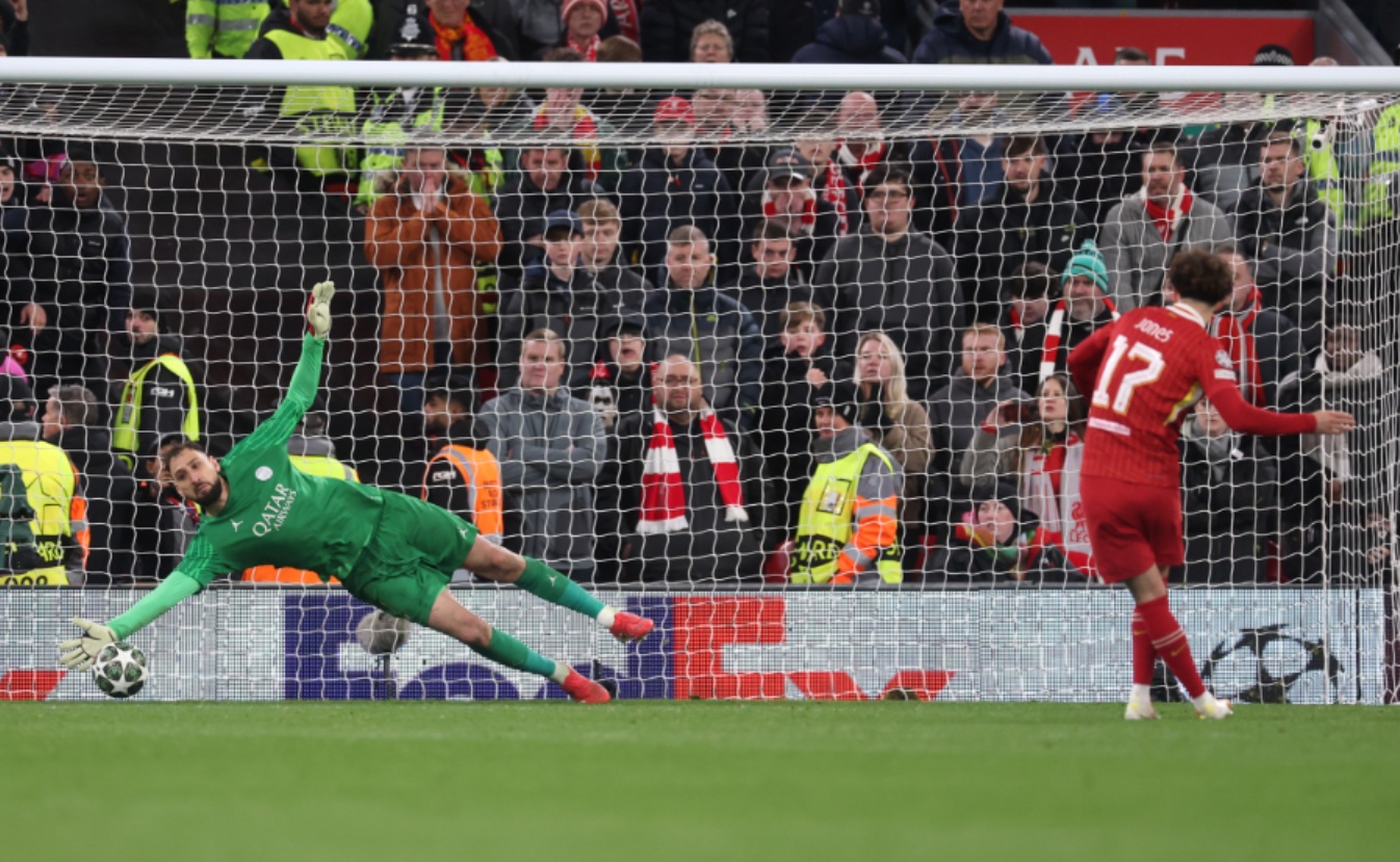 Liverpool were knocked out of the Champions League by PSG in the round of 16