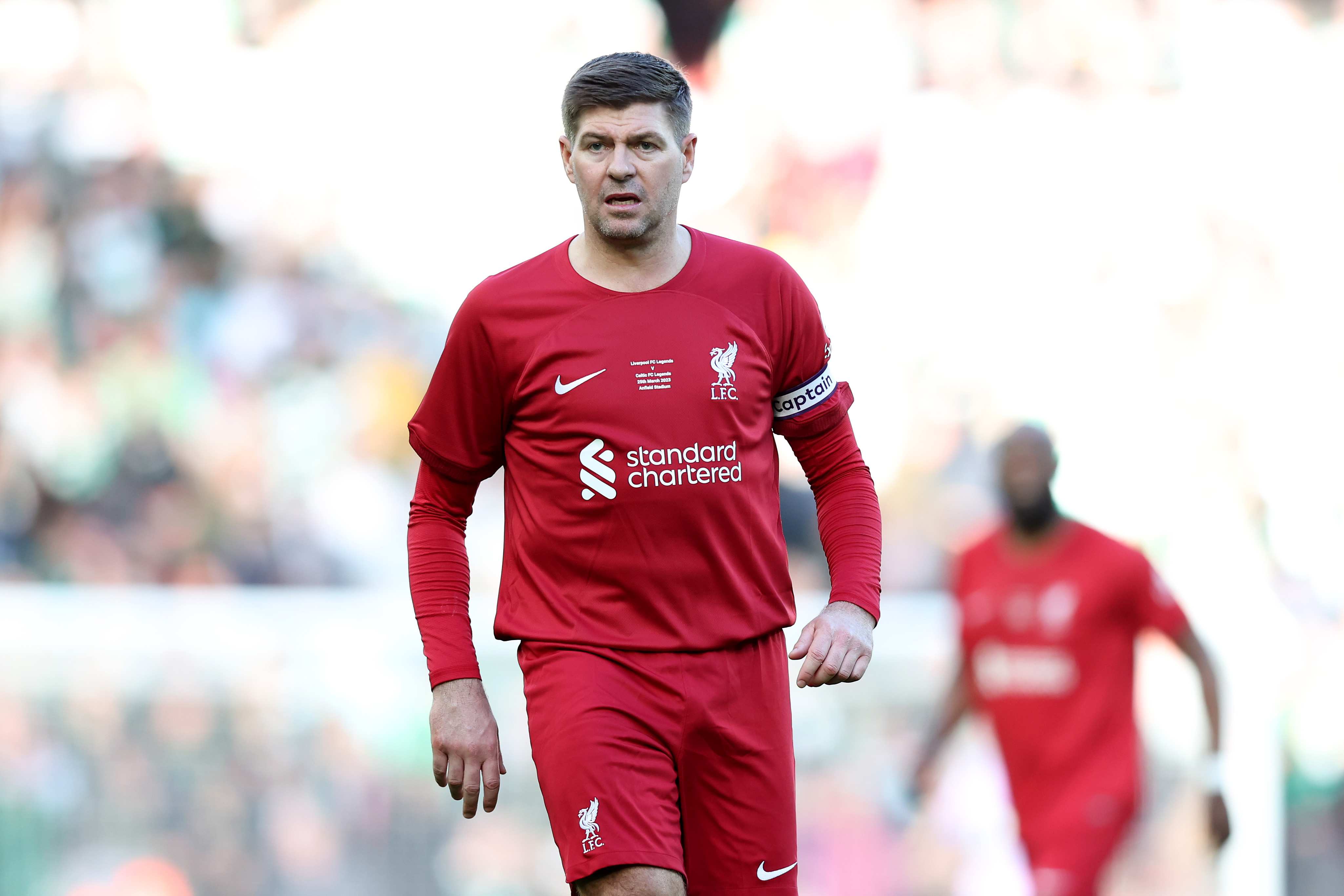 Steven Gerrard will partake in the Liverpool Legends match against Chelsea on 22 March