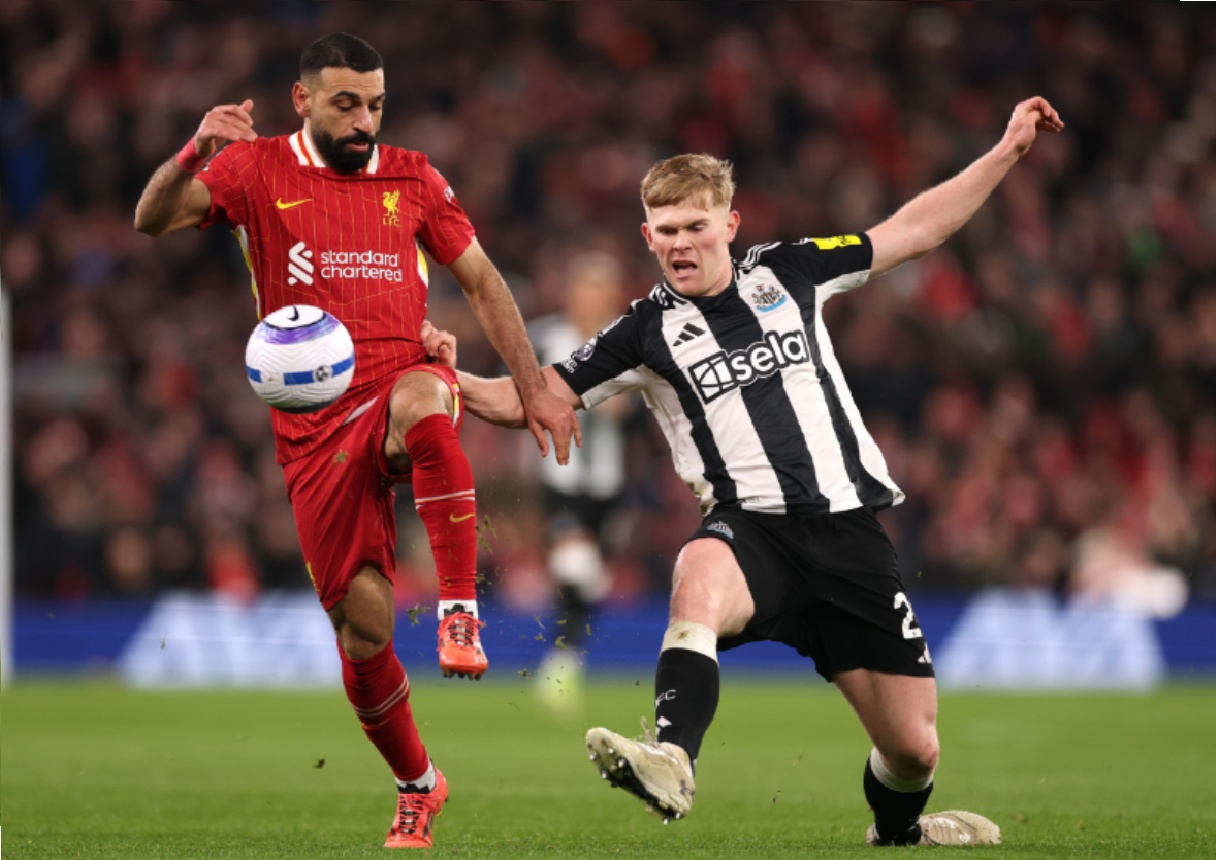Liverpool are reportedly interested in Newcastle left-back Lewis Hall