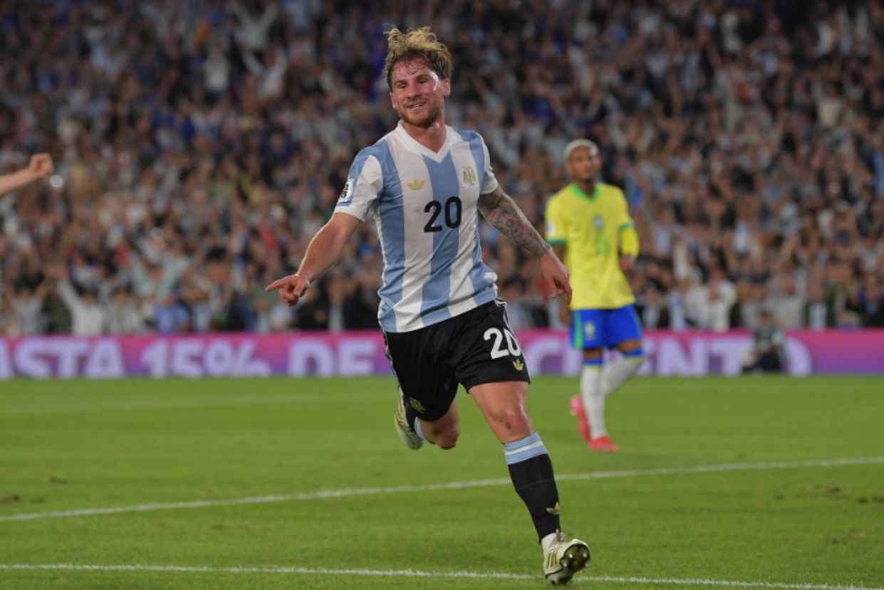 Alexis Mac Allister scored for Argentina in their 4-1 thrashing of Brazil