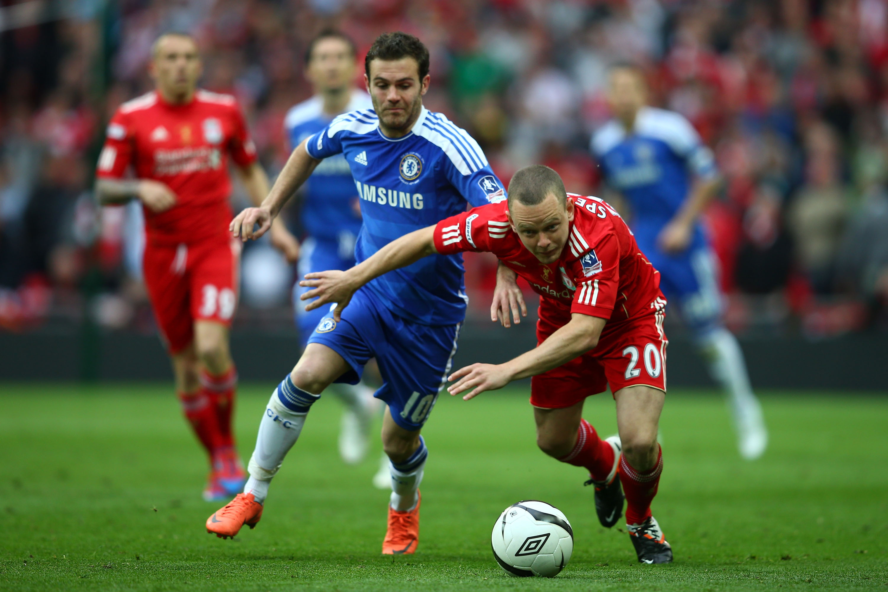 Jay Spearing had a tough day at the office in the 2012 FA Cup final