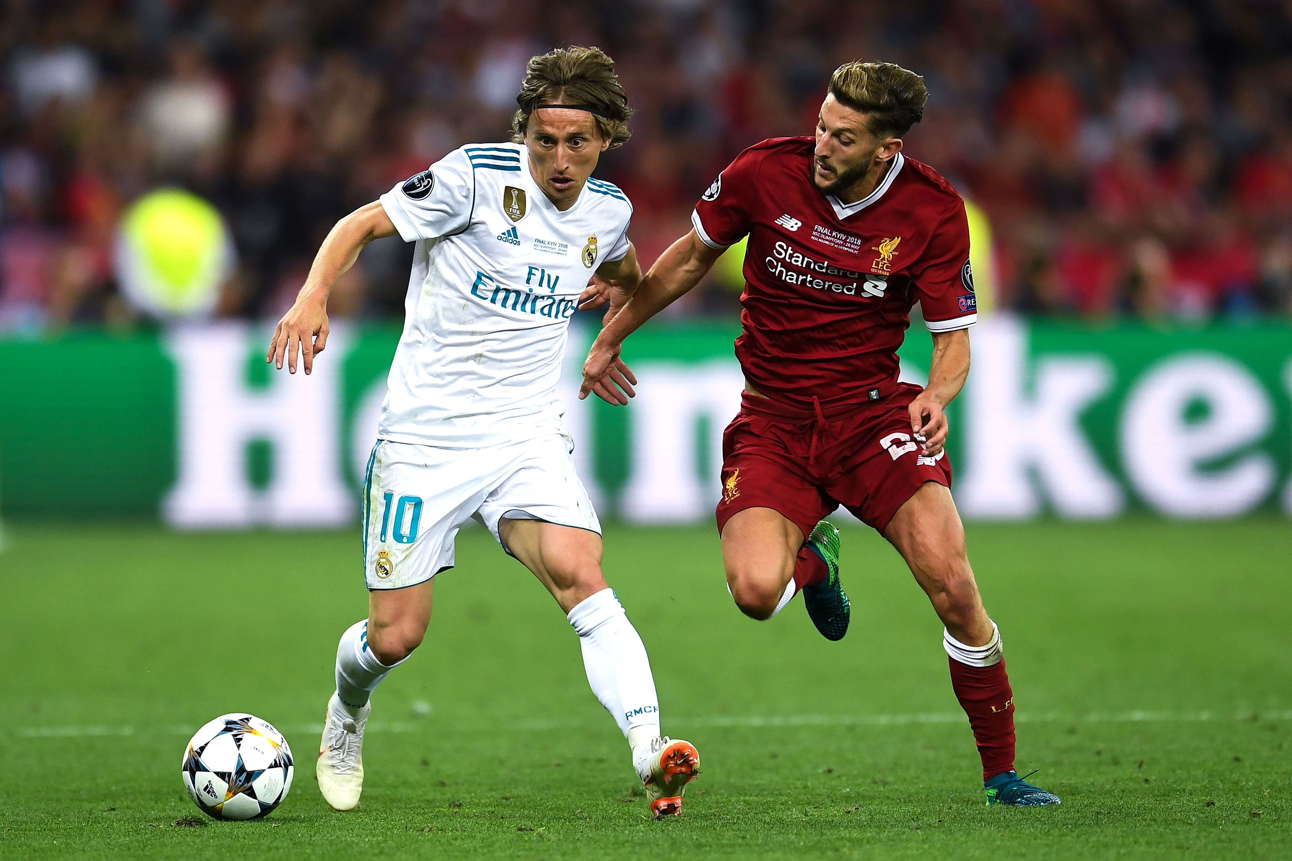 Adam Lallana was unable to have an impact for Liverpool in the 2018 Champions League final