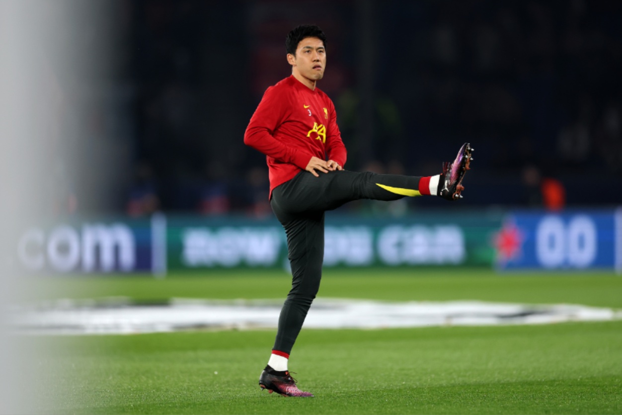 Wataru Endo lapped up the appreciation from Liverpool fans after the Reds' win over PSG