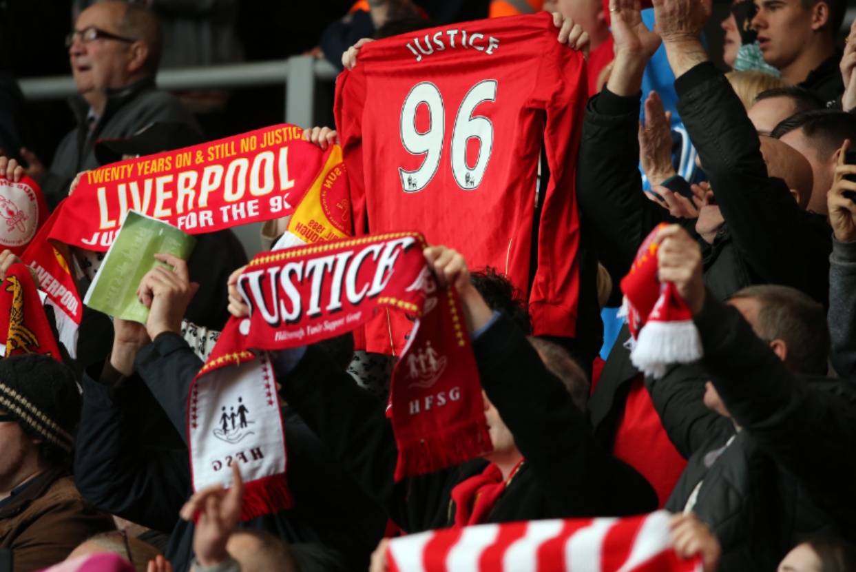 You'll Never Walk Alone' is sung at the annual Hillsborough memorial service at Anfield