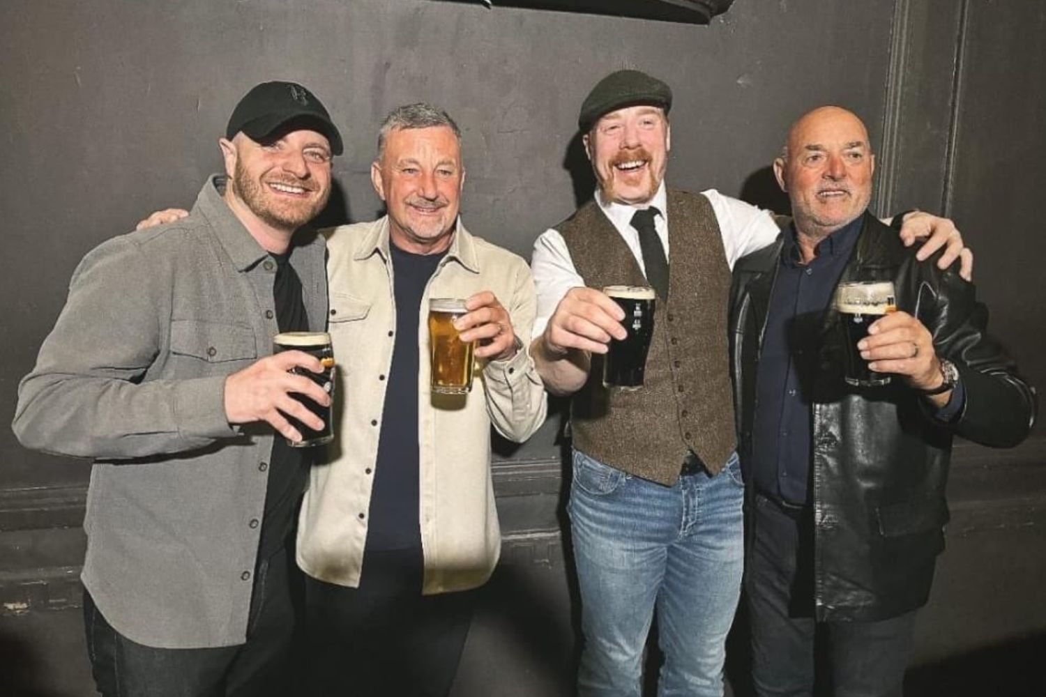 John Aldridge poses for a picture