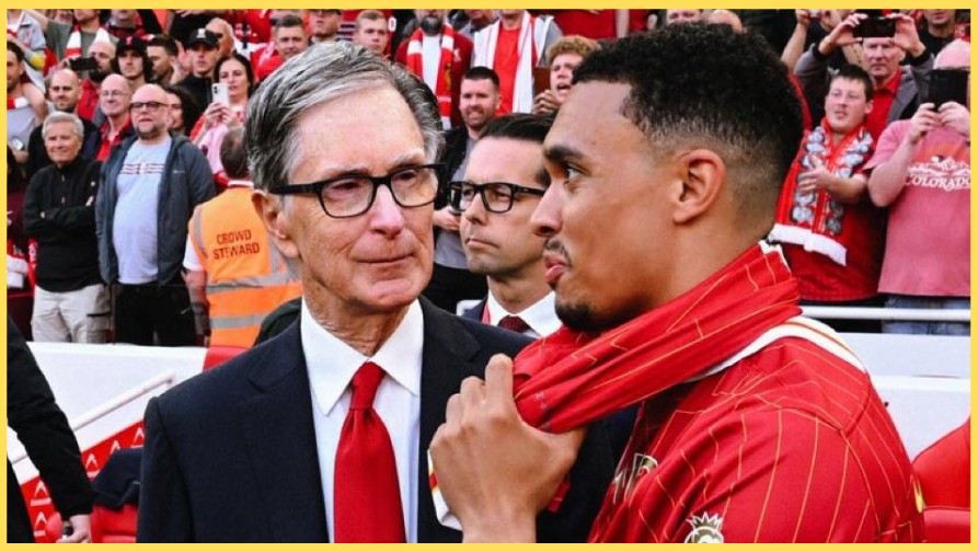 John Henry spoke with Trent Alexander-Arnold amid Liverpool's title celebrations