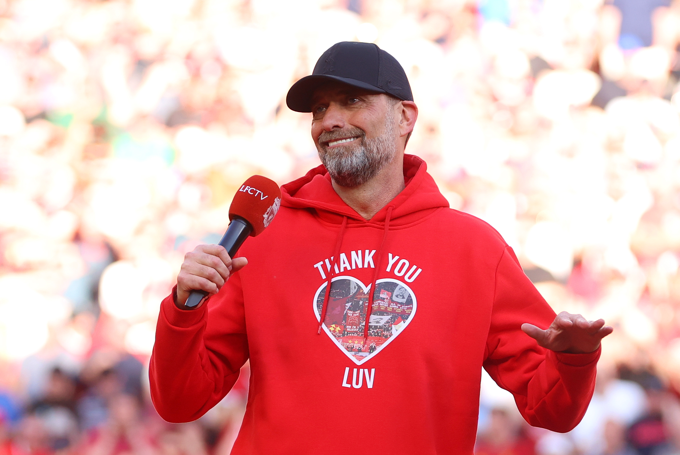 Jurgen Klopp posted a heartfelt congratulatory message to Liverpool after their Premier League title triumph