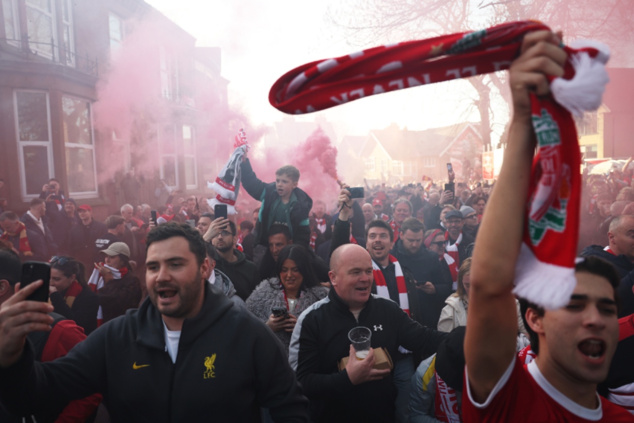 Some Liverpool fans reportedly bought home tickets for the match at Leicester on Sunday