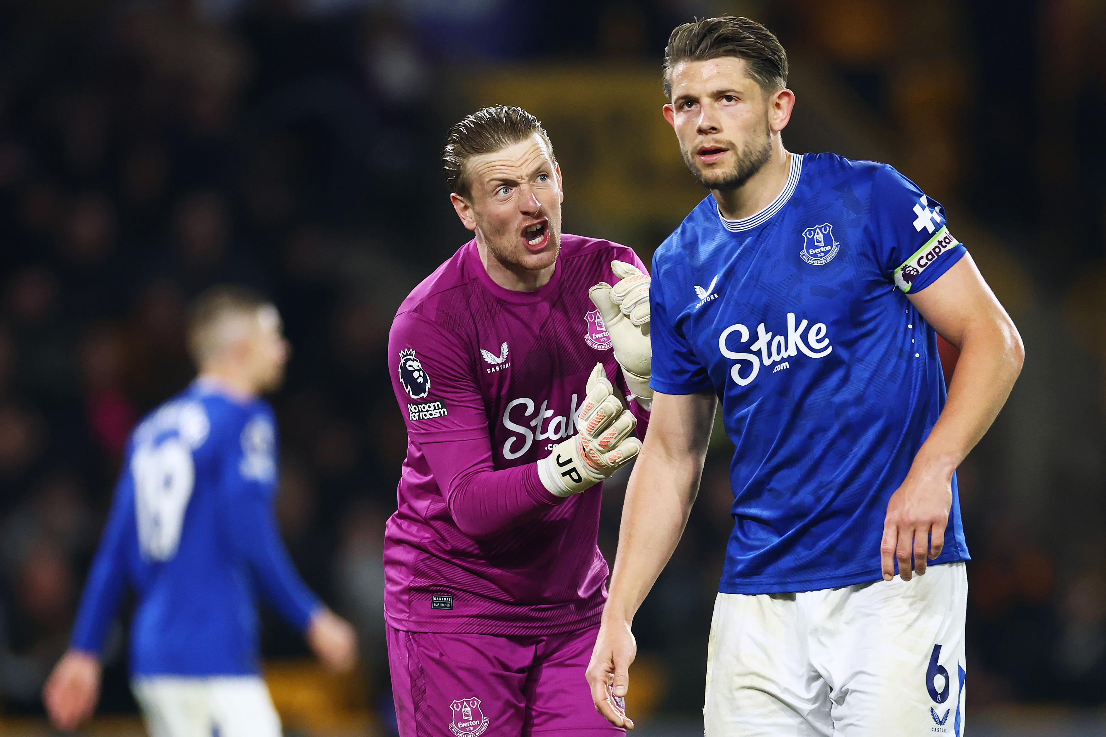 Jordan Pickford confirmed that James Tarkowski apologised to Alexis Mac Allister after the Merseyside derby