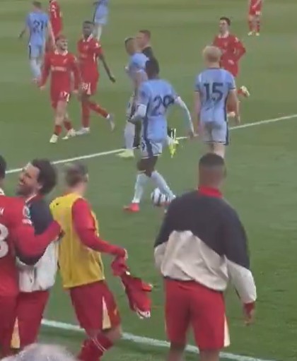 Dominik Szoboszlai burst out laughing at Richarlison's spat with Harvey Elliott