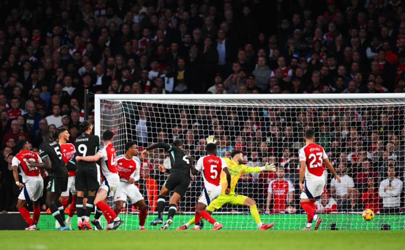 Arsenal and Liverpool played out a 2-2 draw when they met earlier this season