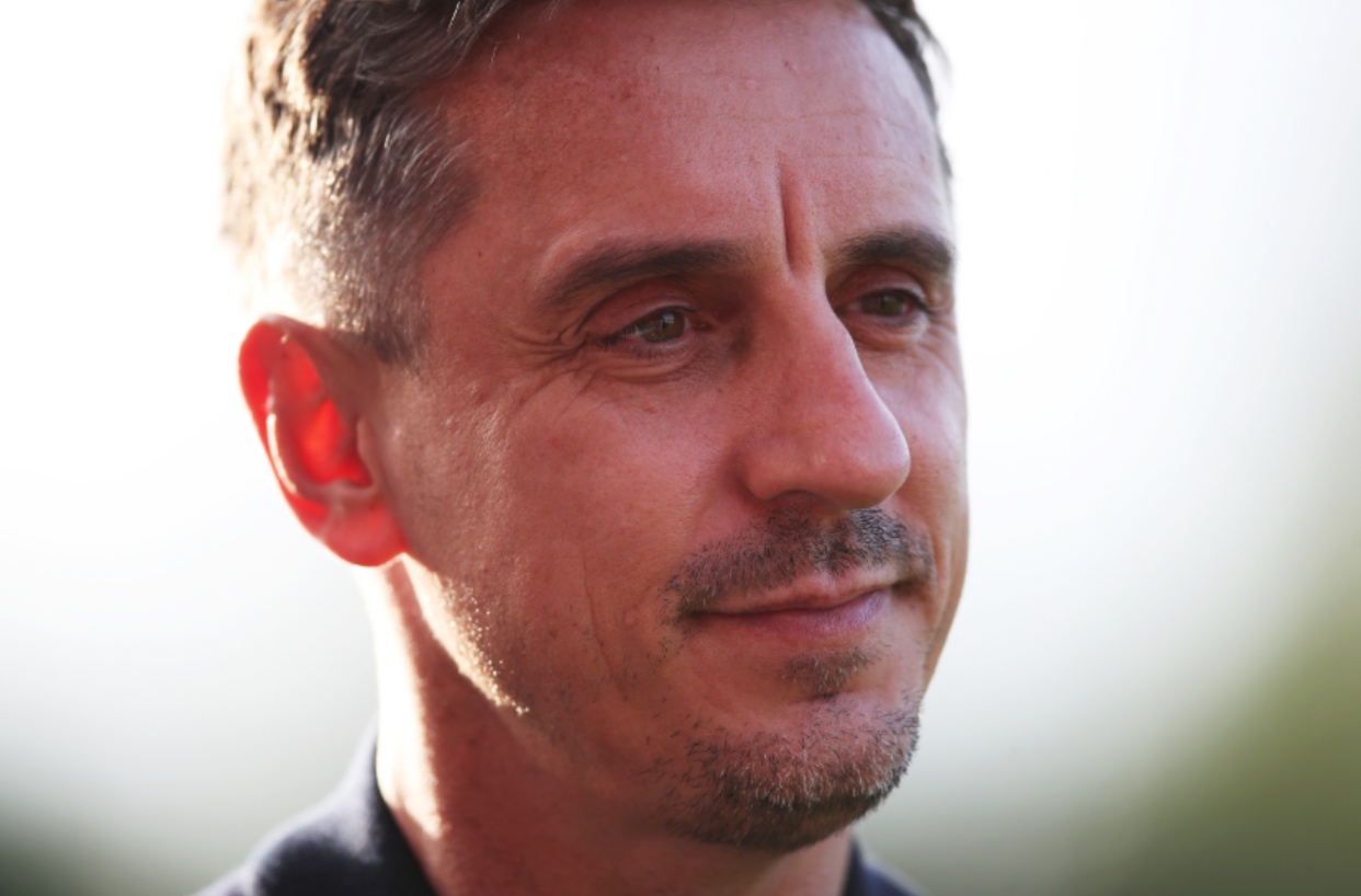Gary Neville praised Mo Salah's performance for Liverpool against Arsenal