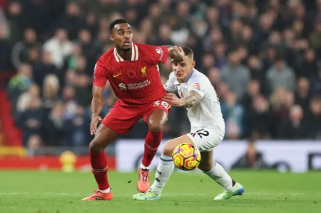 Liverpool hosted Aston Villa at Anfield on an 8pm Saturday kick-off