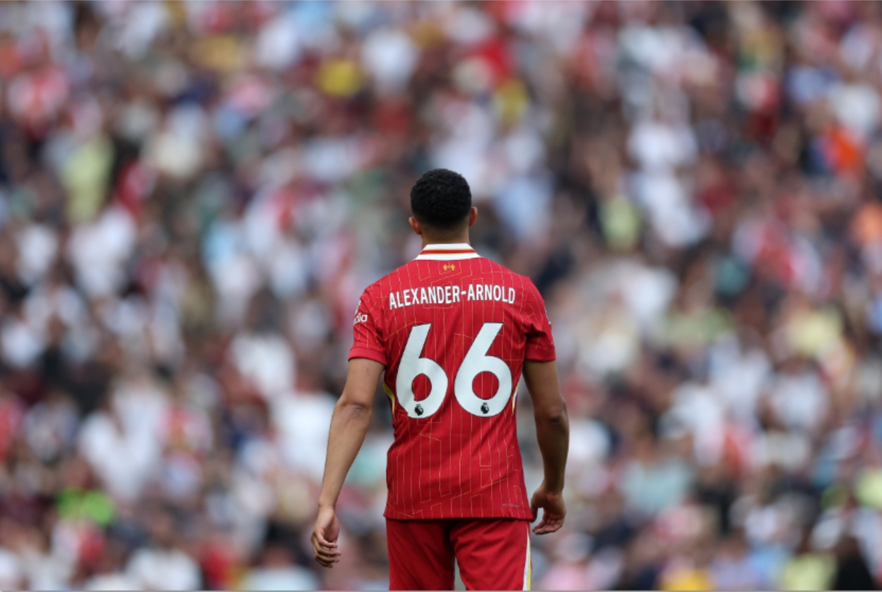 Trent Alexander-Arnold was booed by Liverpool fans at Anfield on Sunday