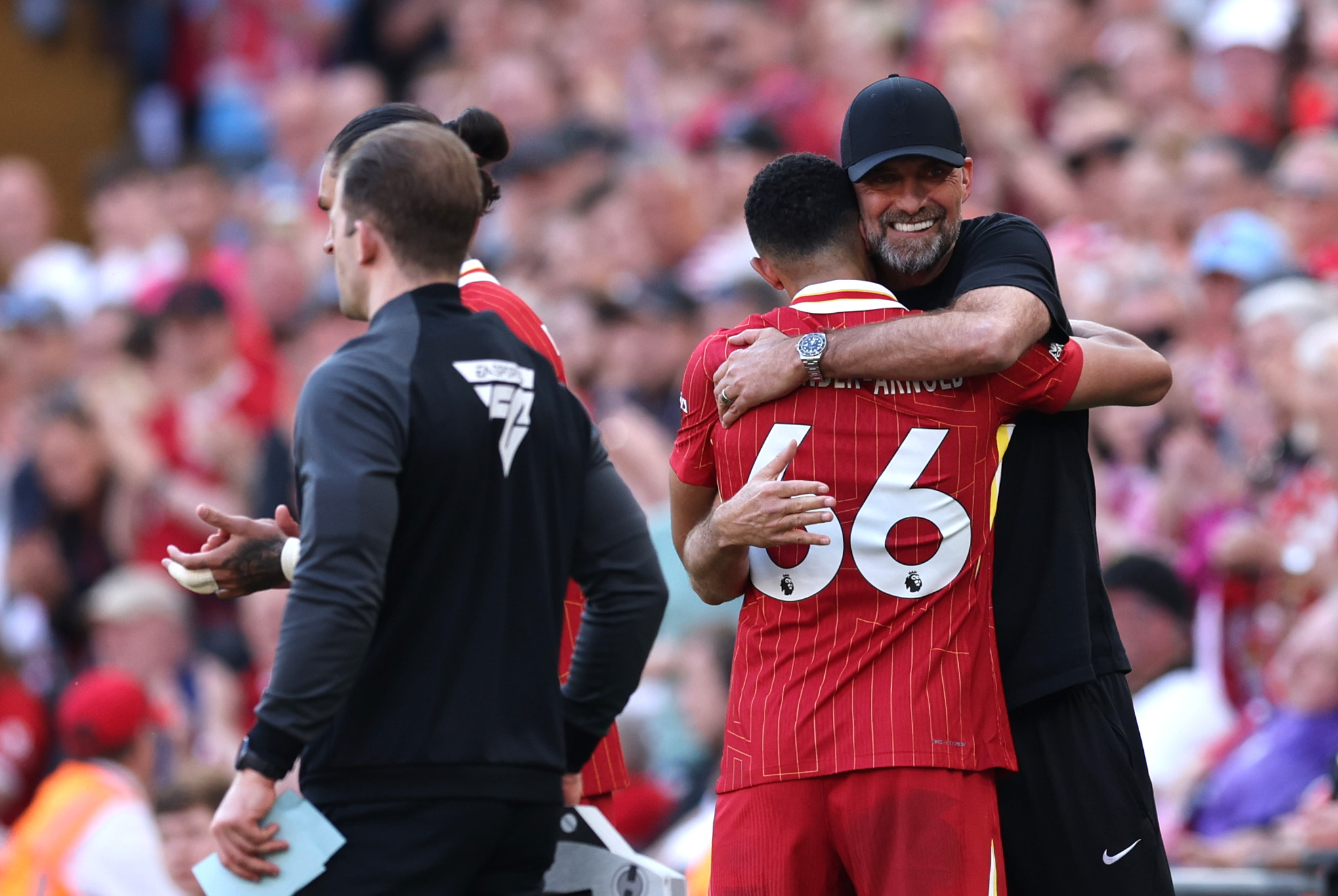 Juegen Klopp formed incredibly strong ties with the players he managed at Liverpool